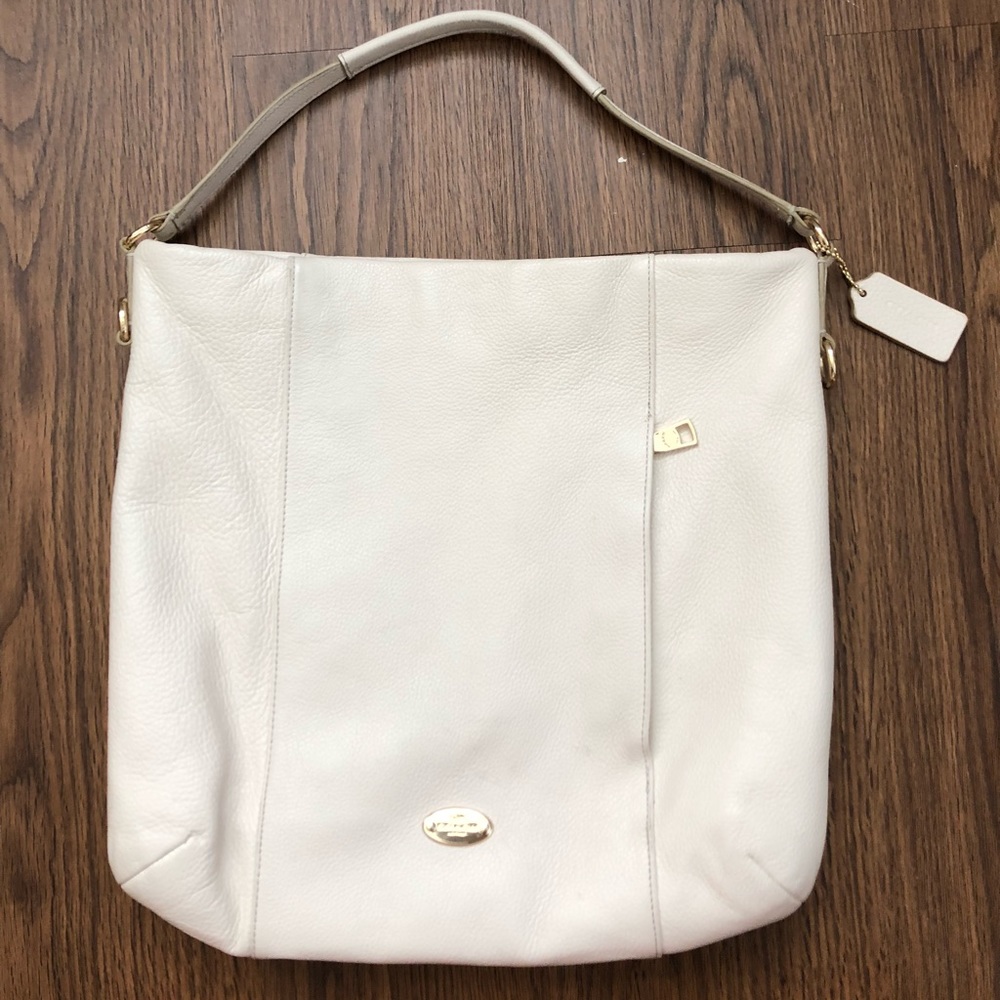Coach leather shoulder purse